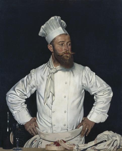 William Orpen Le Chef de l Hotel Chatham China oil painting art